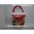 Canvas lunch tote bag with cartoon image cute style